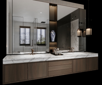 Modern Bathroom Cabinet-ID:959075933