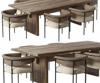 Modern Dining Table And Chairs-ID:664935112