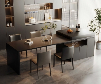Modern Dining Table And Chairs-ID:732822904
