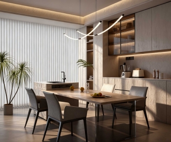 Modern Dining Room-ID:802007911