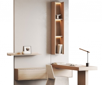 Modern Computer Desk And Chair-ID:847049953
