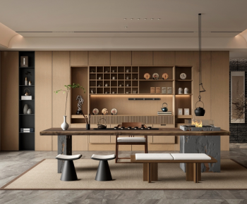 New Chinese Style Tea House-ID:961157086