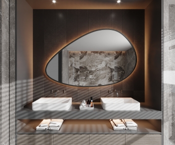 Modern Bathroom Cabinet-ID:933430919