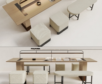 Modern Computer Desk And Chair-ID:193770896