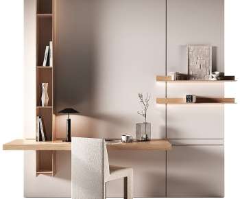 Modern Computer Desk And Chair-ID:567152981