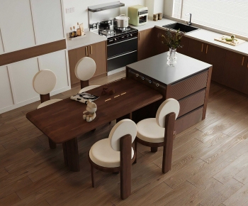 Modern Dining Table And Chairs-ID:288932091