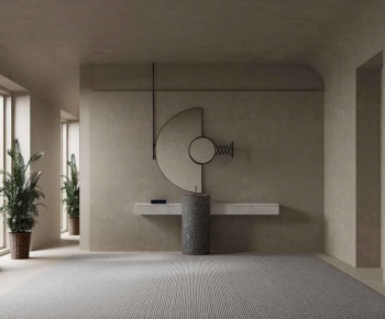 Wabi-sabi Style Public Toilet-ID:680816894