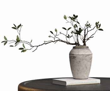 Modern Potted Green Plant-ID:851346029