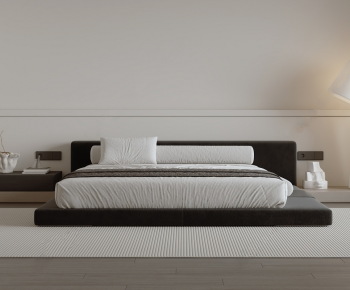 Modern Double Bed-ID:573940996