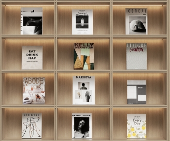 Modern Bookshelf-ID:438731914