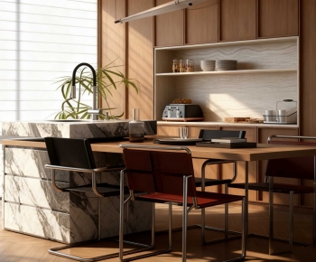 Modern Dining Table And Chairs-ID:477540022