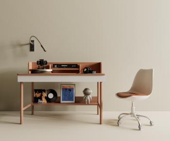 Modern Computer Desk And Chair-ID:630930907