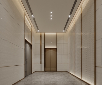 Modern Office Elevator Hall-ID:631418943