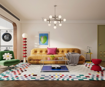 Modern A Living Room-ID:955100157