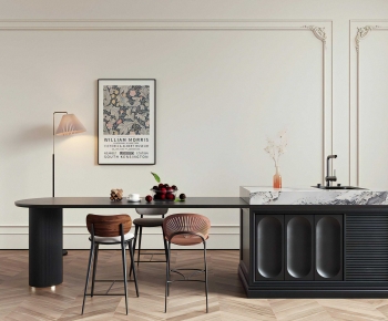 French Style Dining Table And Chairs-ID:598428015