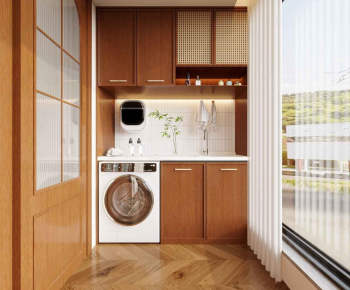 Modern Laundry Cabinet-ID:990115887