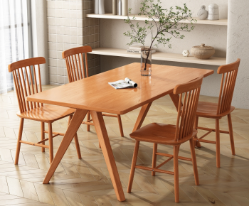 Modern Dining Table And Chairs-ID:286986116