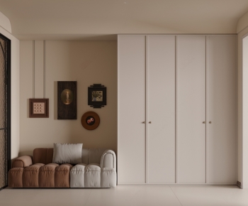 Modern Clothes Storage Area-ID:389054066