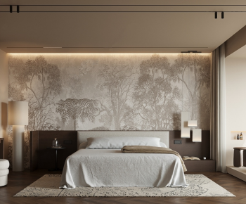 Wabi-sabi Style Bedroom-ID:172897106