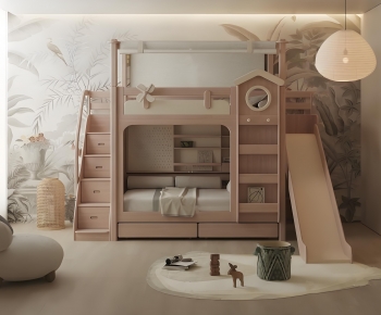 Wabi-sabi Style Children's Room-ID:881381034