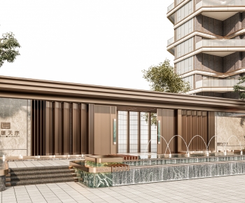 Modern Facade Element-ID:948220015