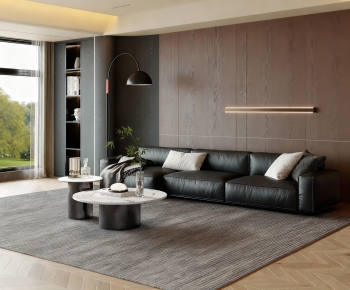 Modern A Living Room-ID:741858018