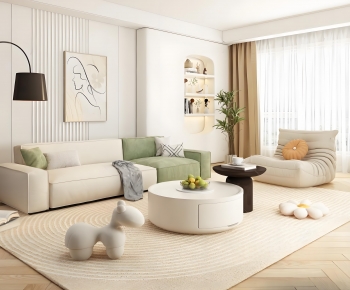 Modern A Living Room-ID:487618926