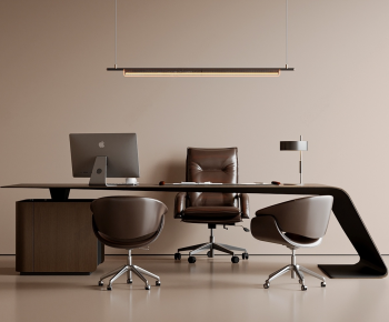Modern Office Desk And Chair-ID:277082928