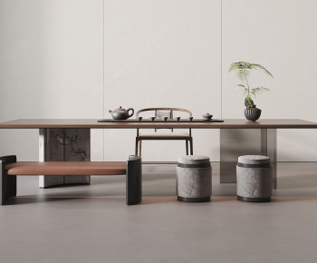 New Chinese Style Tea Tables And Chairs-ID:416143899