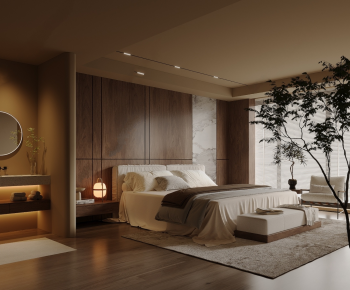 Wabi-sabi Style Bedroom-ID:941121108