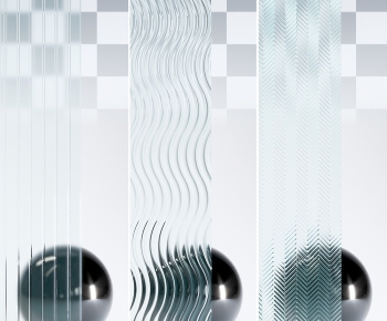 Modern Glass Screen Partition-ID:674137121