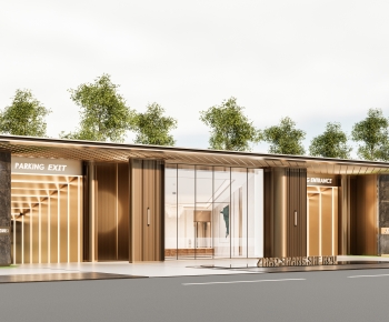 Modern Facade Element-ID:337976934