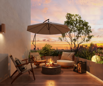 Wabi-sabi Style Terrace-ID:196609547