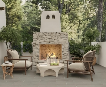 Wabi-sabi Style Courtyard/landscape-ID:133443121