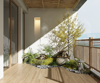 New Chinese Style Leisure Balcony-ID:132752909