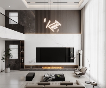 Modern A Living Room-ID:318681968