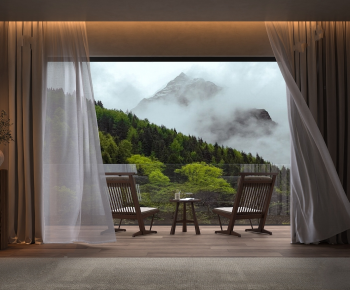 Wabi-sabi Style The Curtain-ID:392611056