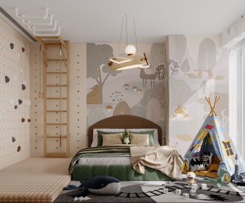 Modern Boy's Room And Son's Room-ID:109736928