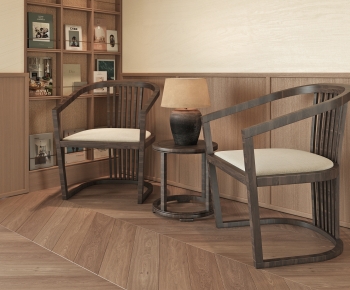 New Chinese Style Lounge Chair-ID:809897902