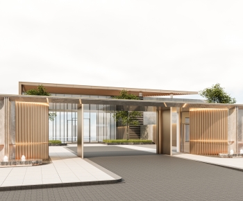 Modern Facade Element-ID:190268046