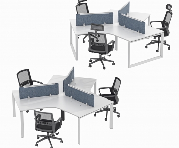 Modern Office Desk And Chair-ID:194366932