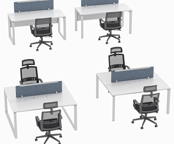 Modern Office Desk And Chair-ID:137441297