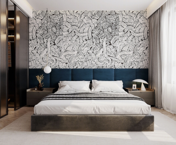 Modern Bedroom-ID:205205923