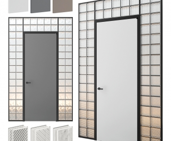 Modern Glass Screen Partition-ID:566293004