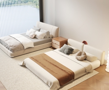 Modern Double Bed-ID:296608929