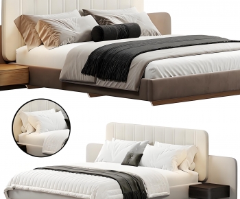 Modern Double Bed-ID:504424107
