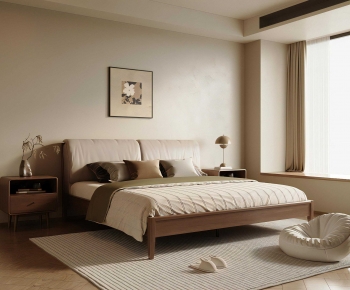 Modern Double Bed-ID:408617971