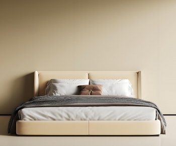 Modern Double Bed-ID:313977007