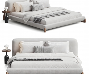 Modern Double Bed-ID:375957018