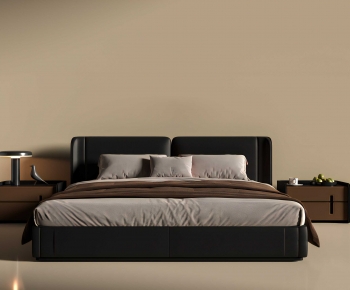 Modern Double Bed-ID:128020059